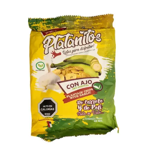 [P550] PLATANITOS CON AJO GENYMOR 65G