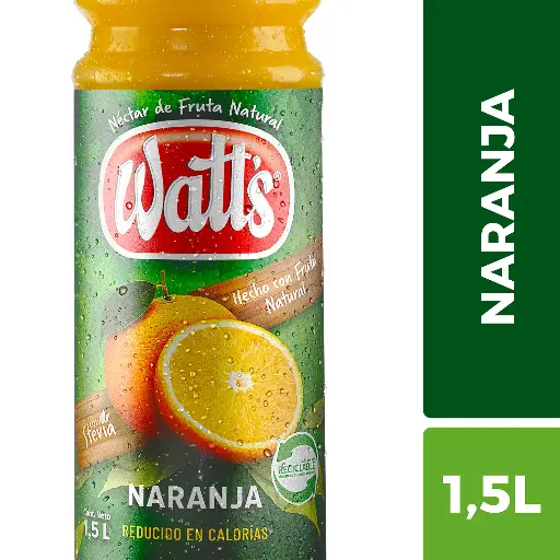 [P10023] Néctar Watt's Naranja 1.5 L 