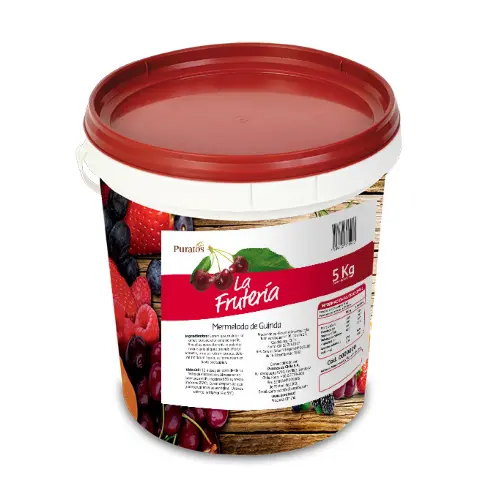 [P9063] Mermelada de Guinda Ácida Puratos – Balde 5 kg