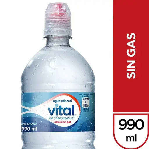 [P9073] AGUA VITAL SIN GAS PT 990 CC 