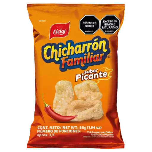 [P30101098] Chicharrón Familiar Picante La Victoria 55g