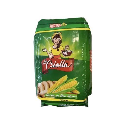 [LACRIOLLA] Harina De Maíz Blanco La Criolla 1kg