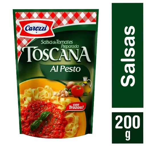 Salsa de Tomate Carozzi Toscana Al Pesto 200 g 