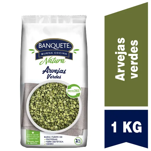 Arvejas Banquete Partidas 1 kg 