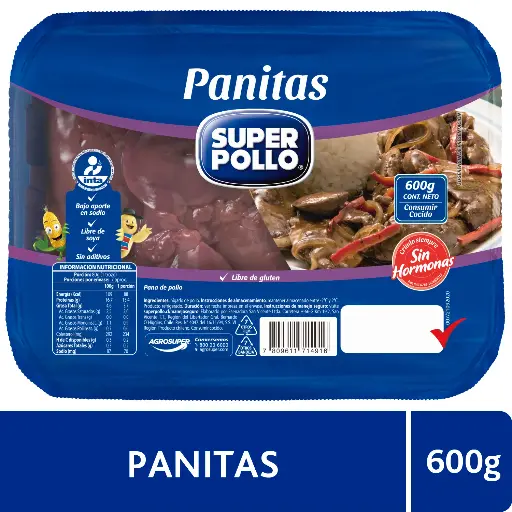 Pana de Pollo 600 g 