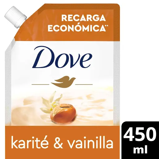 Jabón Líquido Dove Karité 450 ml 