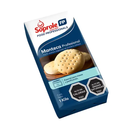 Manteca Vegetal Profesional Soprole Caja 12 Kg