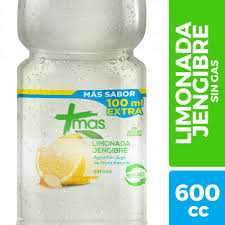 MAS LIMONADA JENGIBRE S/GAS 600 CC