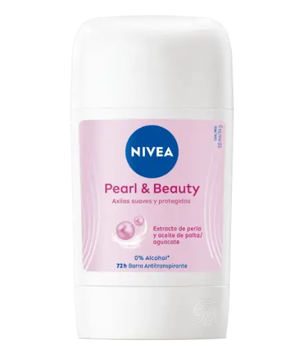 [P20013] Antitranspirante barra PEARL & BEAUTY 50ml -NIVEA